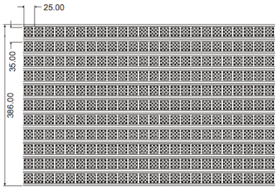Square Ceramic Tile Pulley Lagging